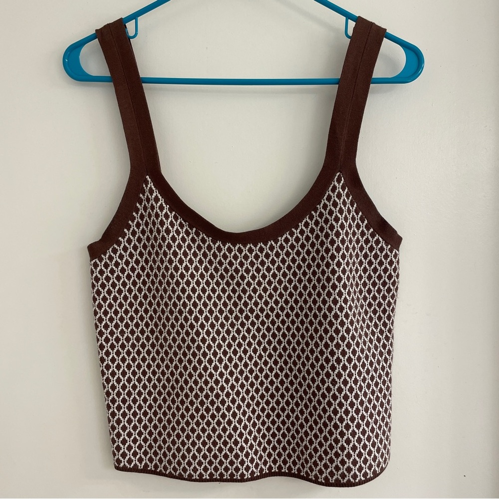 Abercrombie - Brown with pattern tank - Size L